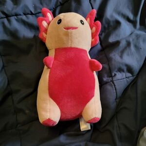 Peek A Boo Toys Pink Axolotl Plush Toy Soft Pink Stuffed Animal 10 Inch